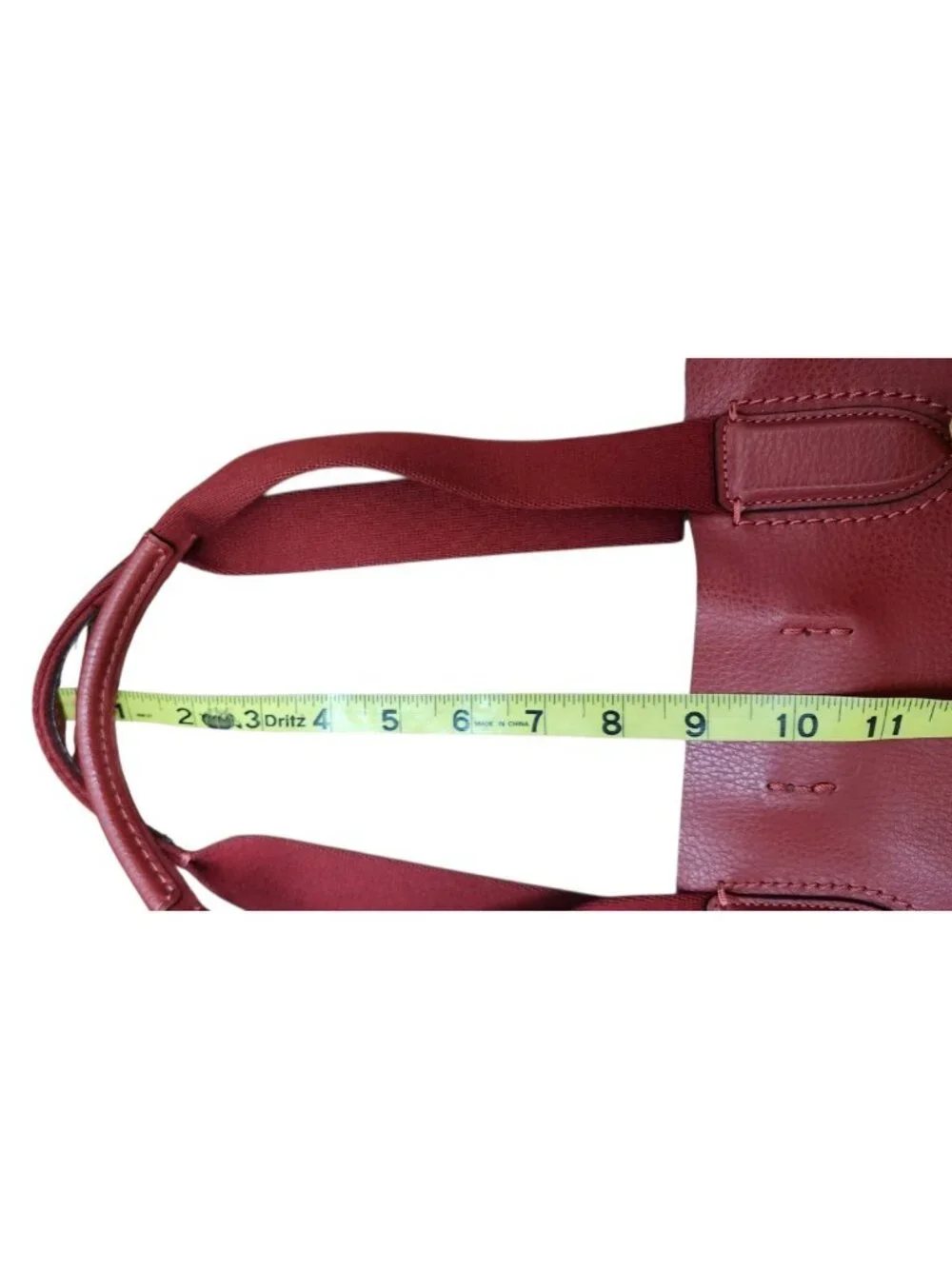 Coach Derby F58660 Raspberry Red Pebbled Leather Large Tote Bag